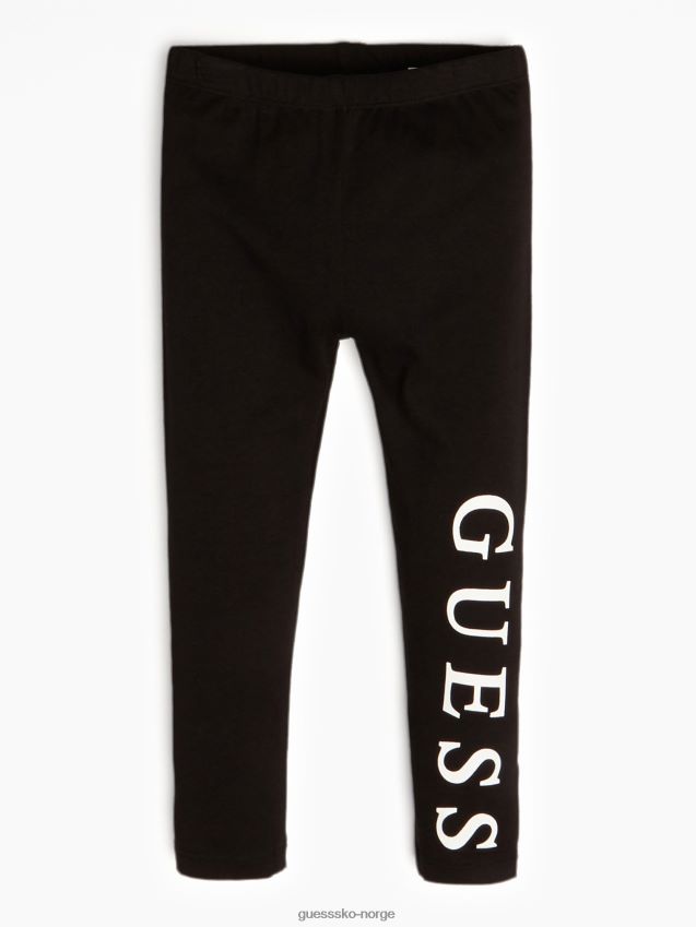 Guess legging med logo foran svart pike F0LJ802233