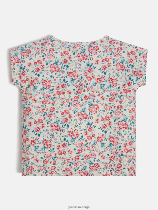 Guess all over print t-skjorte blomsterfantasi blomsterfantasi pike F0LJ801758