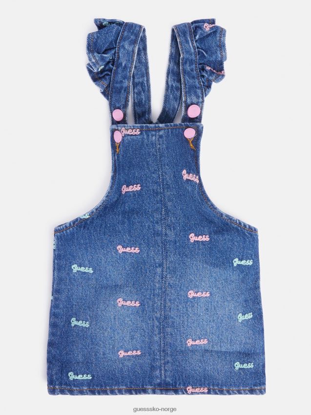 Guess blå denim kjole blå pike F0LJ802258
