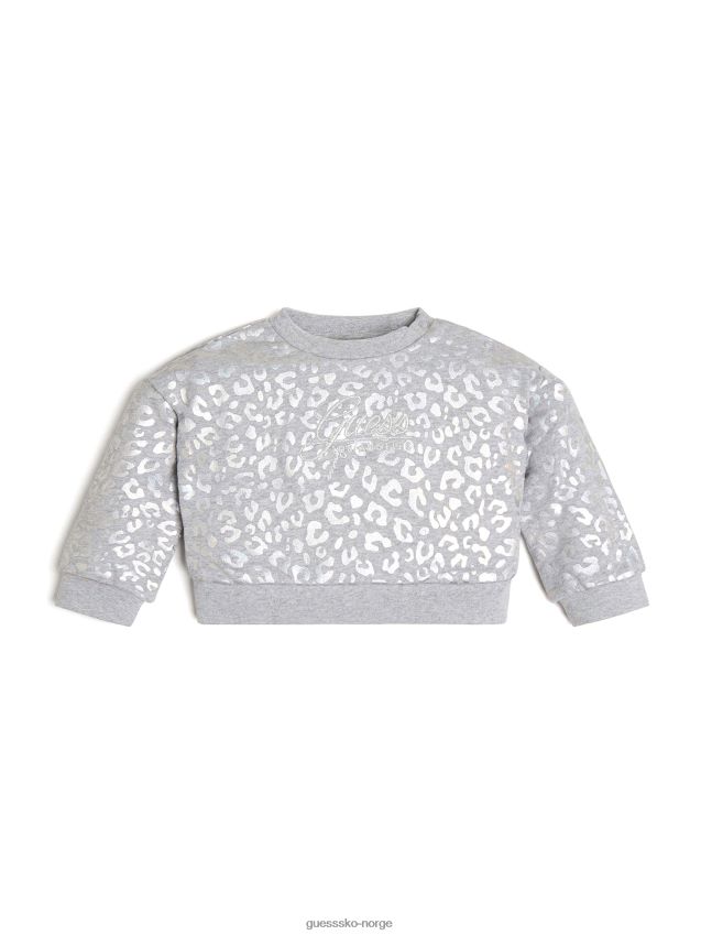 Guess fargerik genser med leopardlogo (2-7) diva leopard diva leopard pike F0LJ8011455