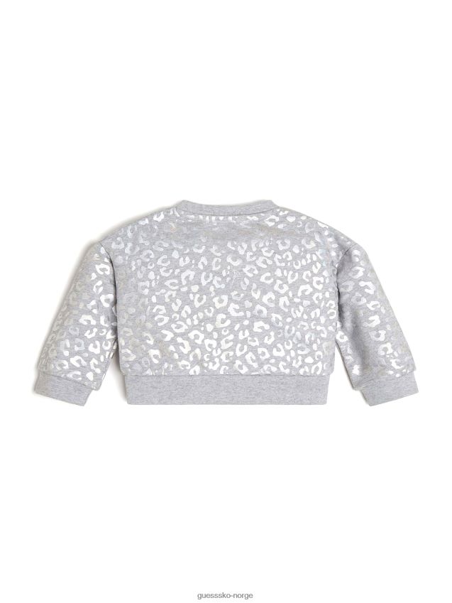 Guess fargerik genser med leopardlogo (2-7) diva leopard diva leopard pike F0LJ8011455