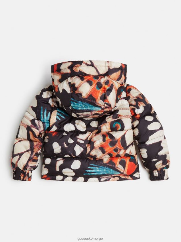 Guess flerfarget mønster over hele trykkpuffer flerfarget mønster pike F0LJ802055