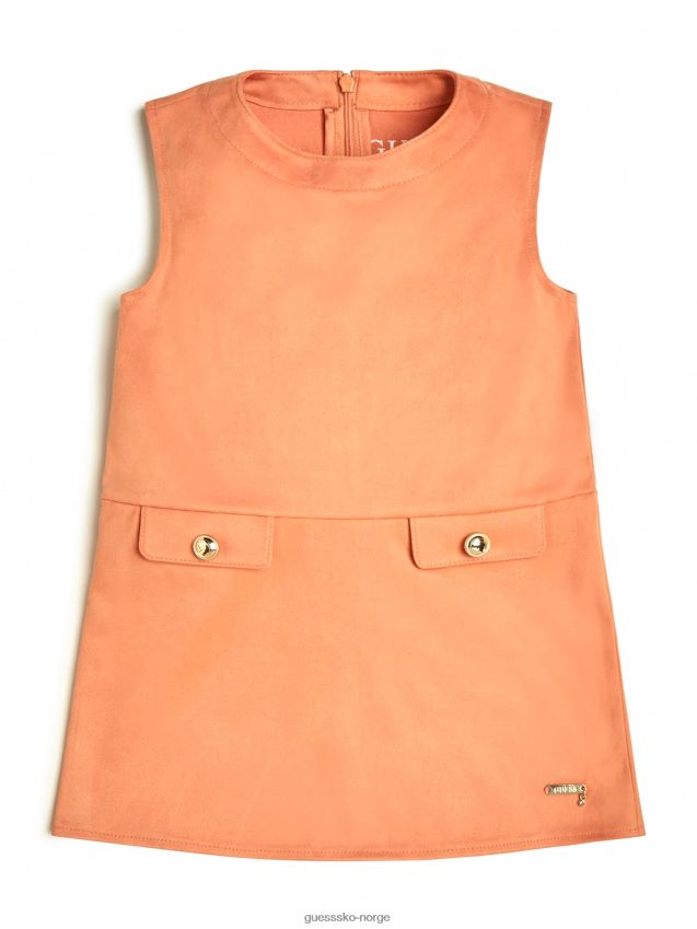 Guess fuji sunrise kjole i imitert semsket skinn (2-7) fuji soloppgang pike F0LJ8011629