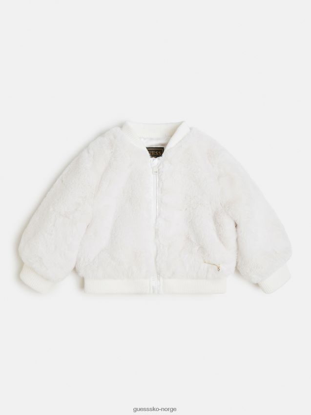 Guess fuskepels bomber hvit hvit pike F0LJ802013