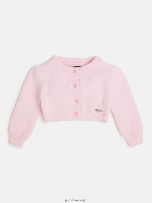 Guess genser cardigan rosa rosa pike F0LJ801812