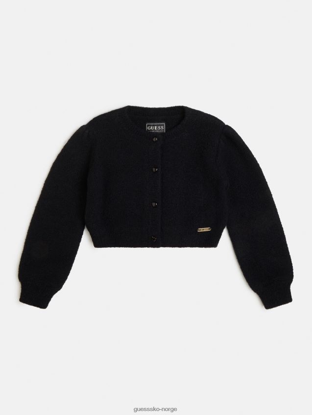 Guess genser cardigan svart svart pike F0LJ801970