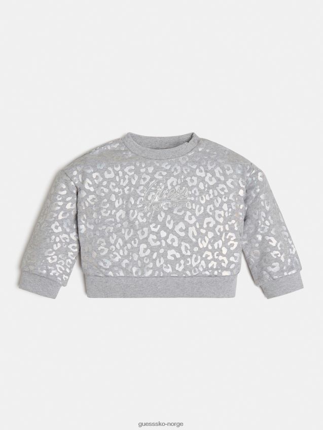 Guess grå dyrere sweatshirt grå pike F0LJ802068