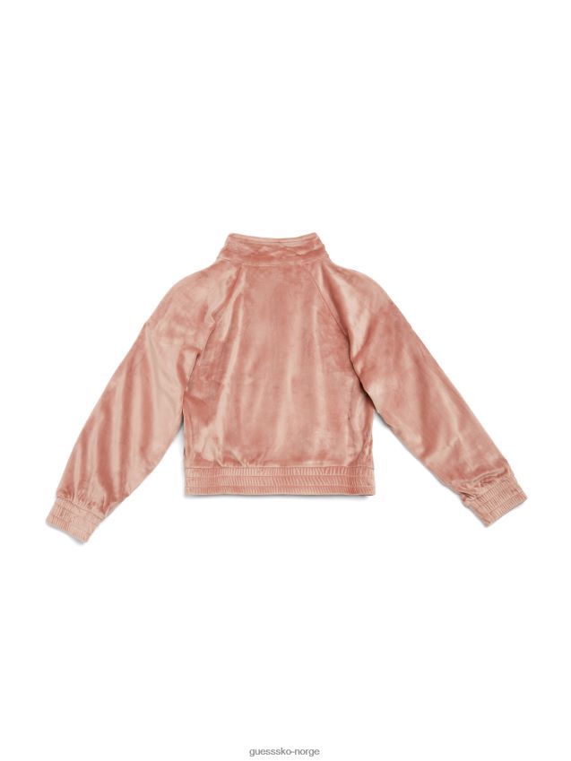 Guess øko uma velourjakke (2-6) stekt kastanje stekt kastanje pike F0LJ808924