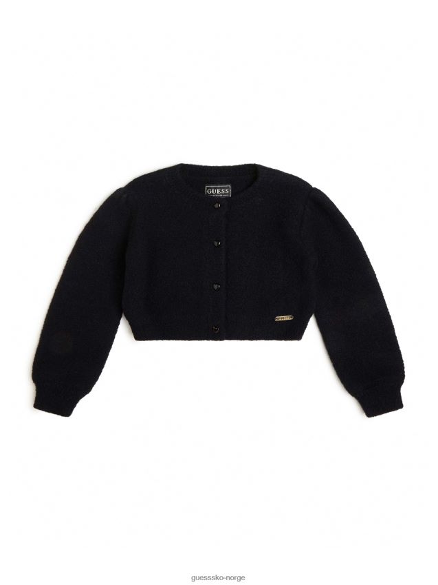 Guess lodnet cardigan (3m-7) kulsort kulsvart pike F0LJ8011343