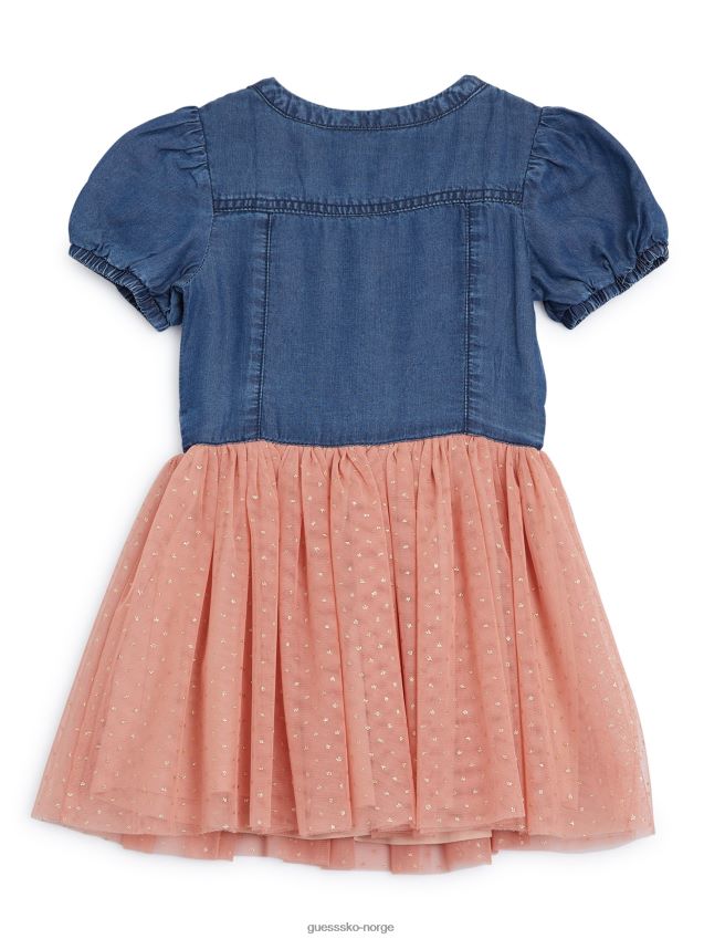 Guess lys rosa gnistrende kjole (2-6) lyserosa pike F0LJ808925