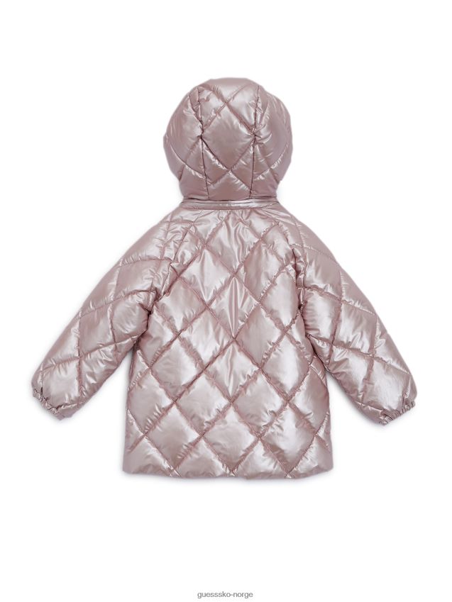 Guess metallisk rose combo vattert quiltejakke (3m-7) metallisk rose kombinasjon pike F0LJ8011220