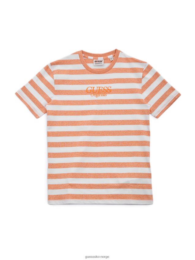 Guess originaler stripetee (2-14) tiger oransje lyng stri pike F0LJ8011668