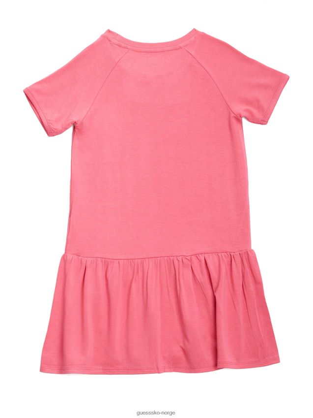 Guess paljett logokjole (2-7) herjer værhår/blå herje værhår/blått pike F0LJ8011398