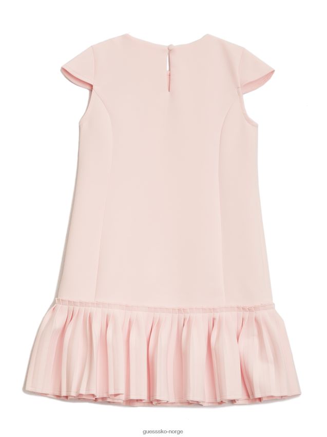 Guess plissert faldkjole (2-6) ballettrosa ballett rosa pike F0LJ8011618