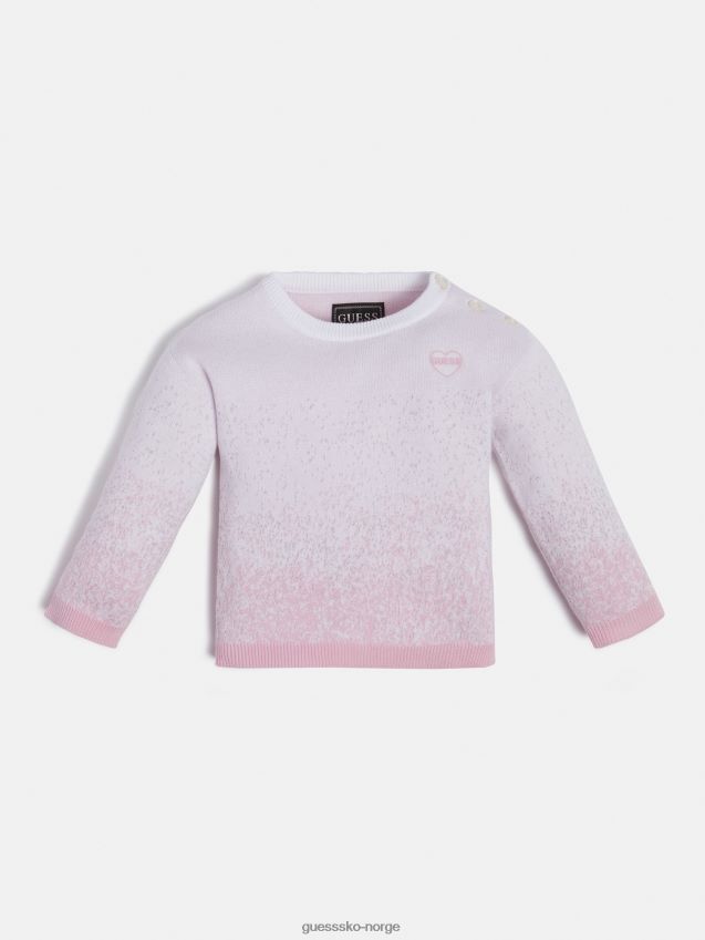 Guess rhinestones genser rosa rosa pike F0LJ802254