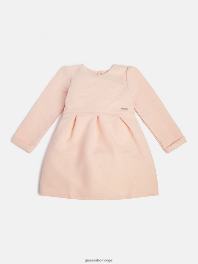 Guess rosa jacquard kjole rosa pike F0LJ801794