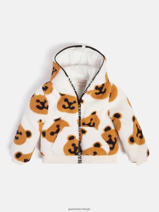 Guess sherpa hettejakke svart svart pike F0LJ801773