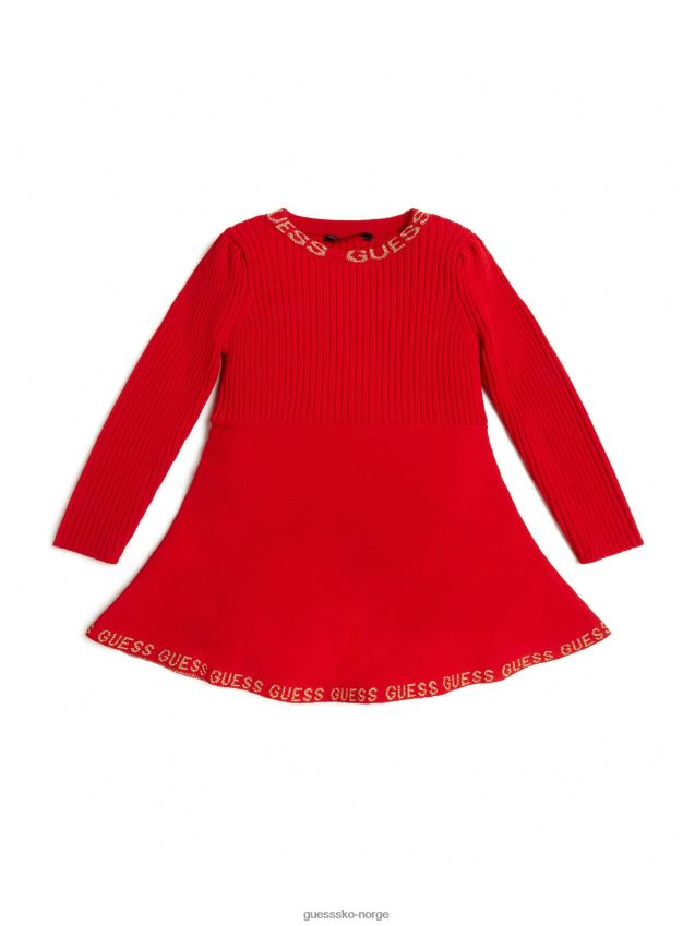 Guess strålende midikjole med bærutsving (2-7) strålende bær pike F0LJ8011214