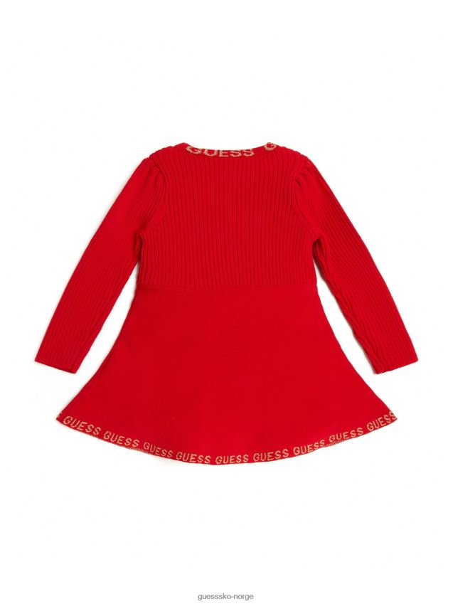 Guess strålende midikjole med bærutsving (2-7) strålende bær pike F0LJ8011214