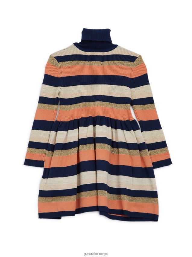 Guess stripete genser kjole (2-7) blå&gull lurex striper blå&gull lurex striper pike F0LJ8011191