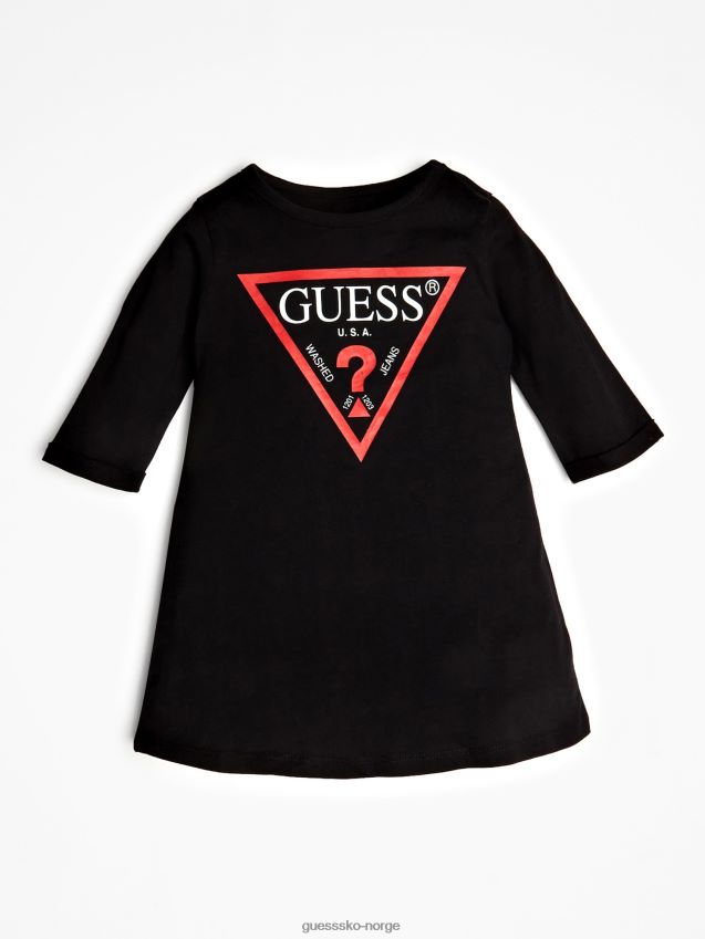 Guess svart trekant logokjole svart pike F0LJ802433