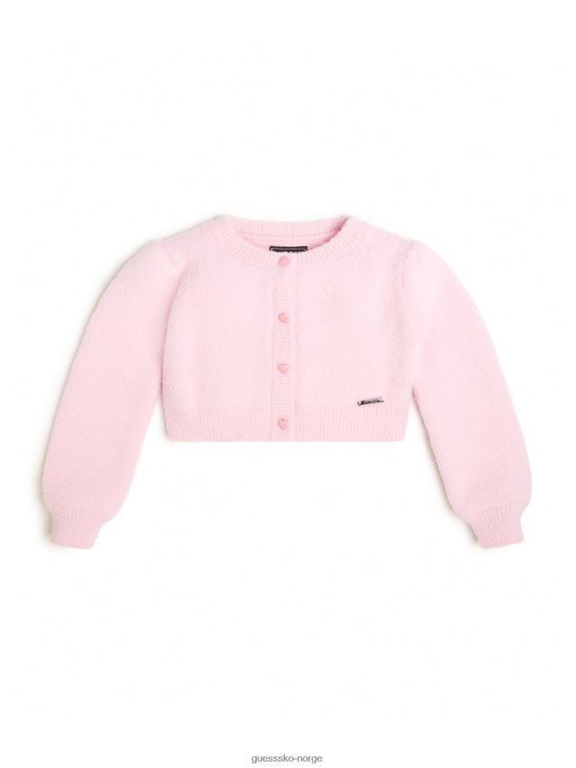 Guess taffy rose furry cardigan (3m-7) taffy rose pike F0LJ8011329