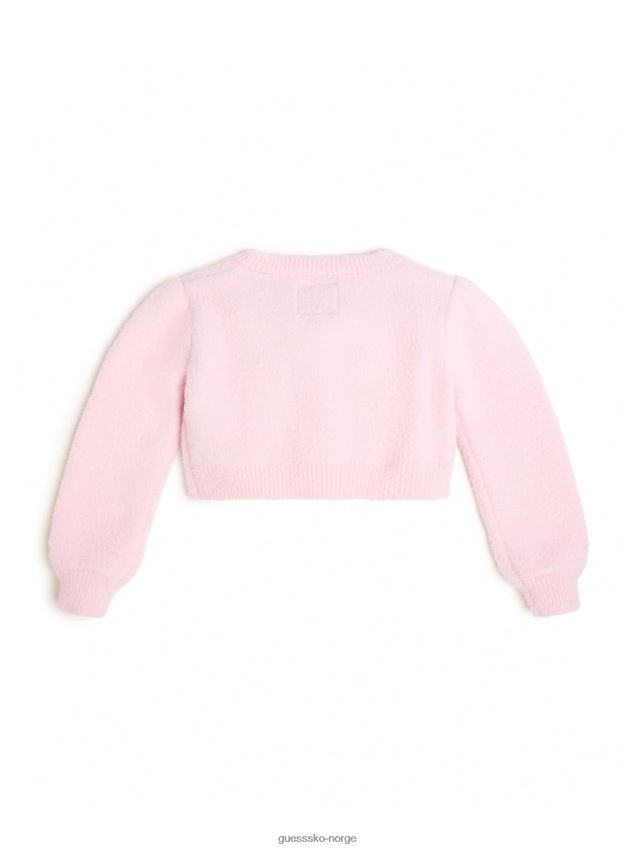 Guess taffy rose furry cardigan (3m-7) taffy rose pike F0LJ8011329