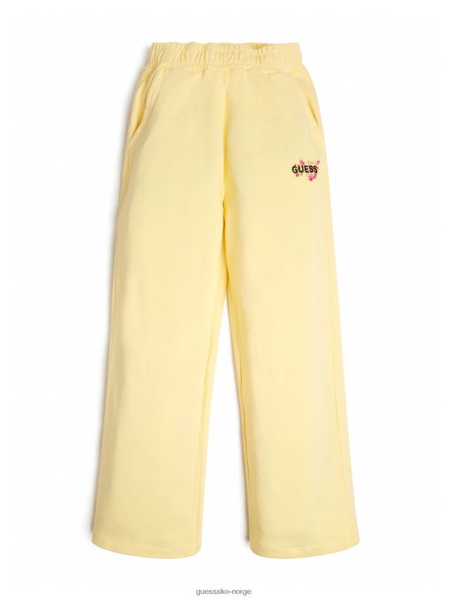 Guess aktive bukser med butter corn floral logo (7-14) smør mais pike F0LJ8011447