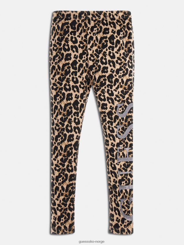 Guess all over print leggings animalier dyrere pike F0LJ801835
