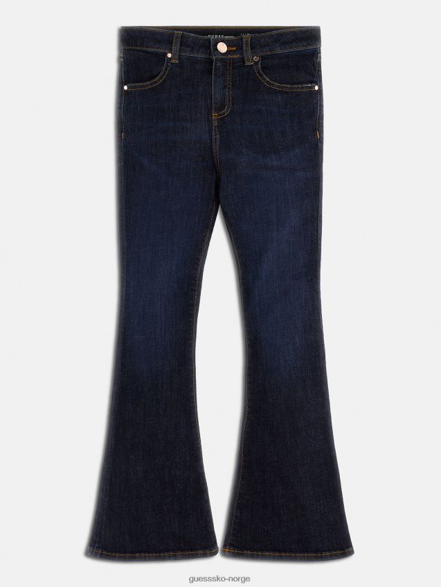 Guess blå denim flare bukse blå pike F0LJ801940