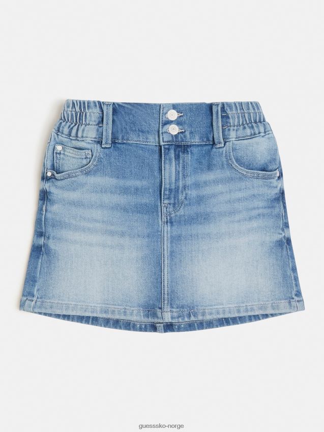 Guess blått denimskjørt blå pike F0LJ802030