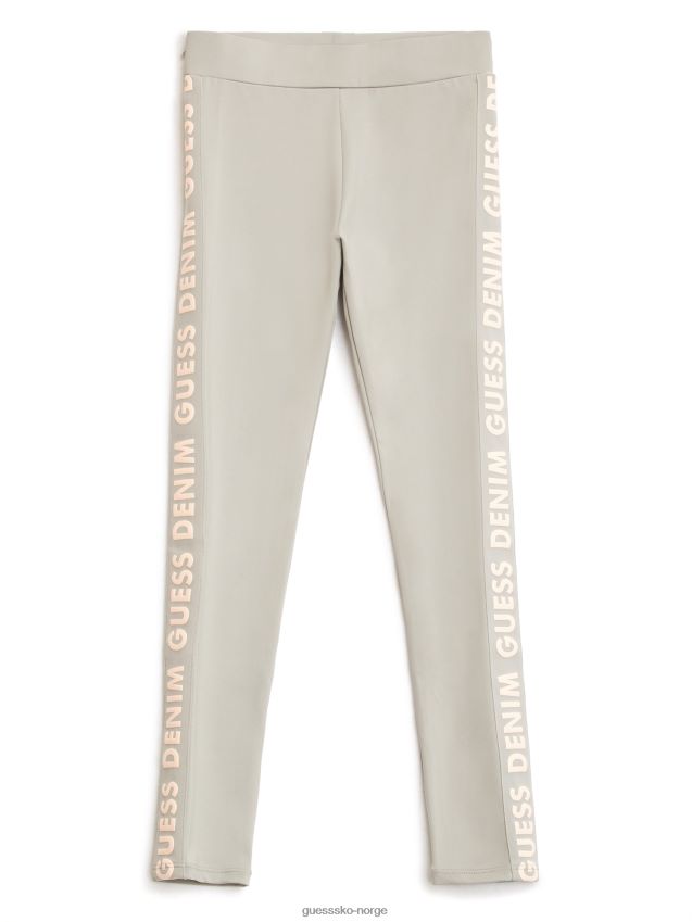 Guess cora logo leggings (7-14) grå himmel grå himmel pike F0LJ809002