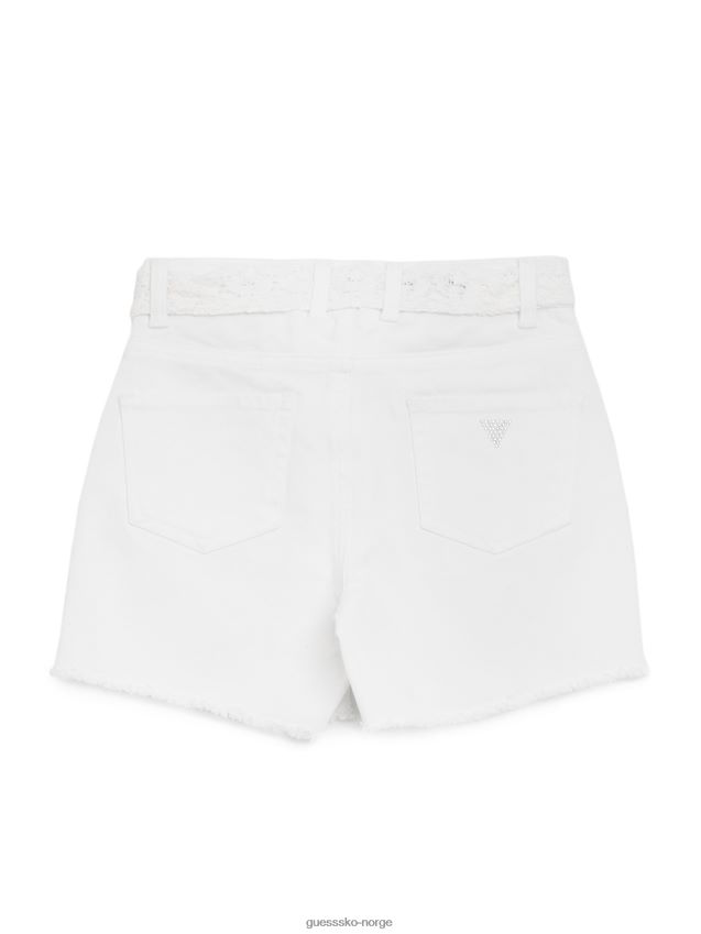 Guess dani cut-off denimshorts (7-14) ekte hvit ekte hvit pike F0LJ809114