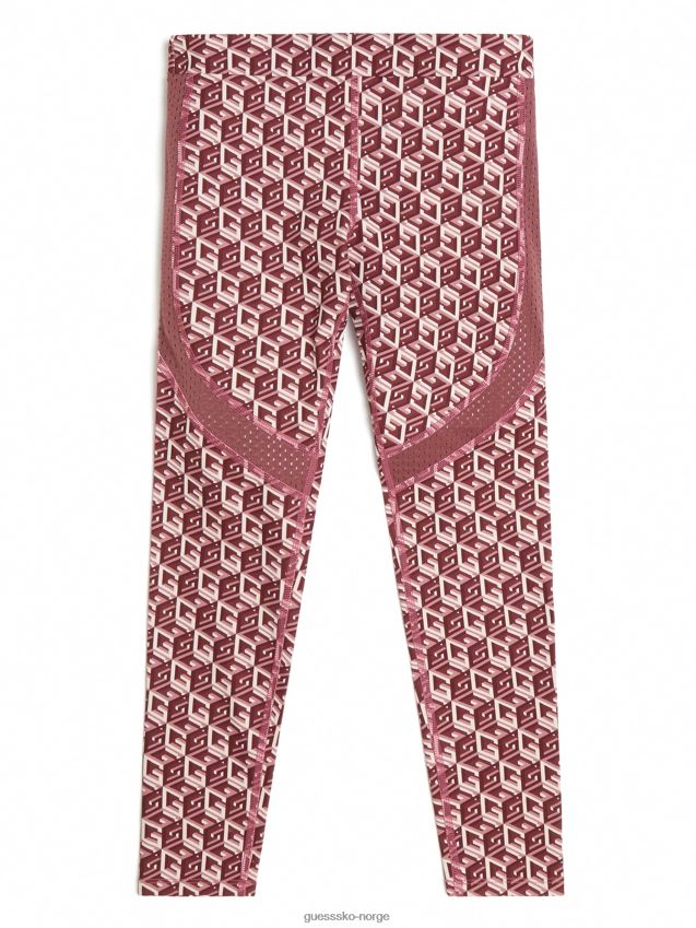 Guess g cube rød combo øko cube logo aktive leggings (4-14) g kube rød kombo pike F0LJ8011355