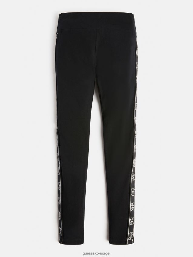 Guess legging i bomullsblanding svart svart pike F0LJ802250