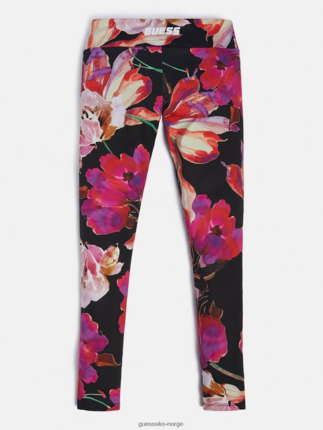 Guess leggings med flere rosa blomsterprint multi rosa pike F0LJ802388