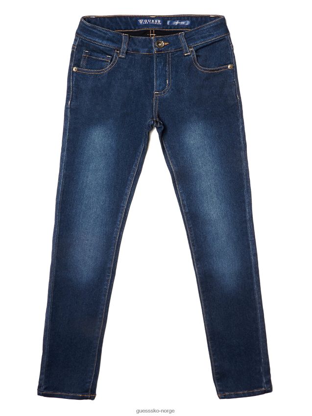 Guess medium vaskede super skinny jeans (7-14) middels vasket pike F0LJ8011640