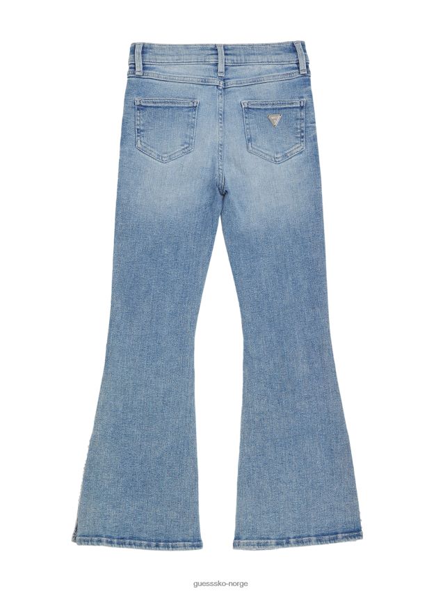 Guess rhinestone delt hem flared jeans (7-16) enlinghtment enlinghtment pike F0LJ8011187