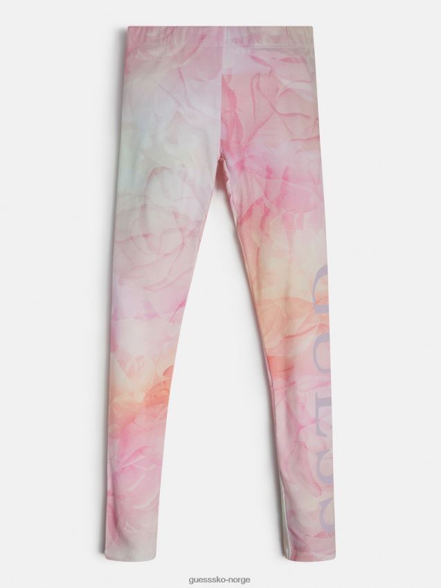 Guess rosa leggings med hele trykk rosa pike F0LJ802354