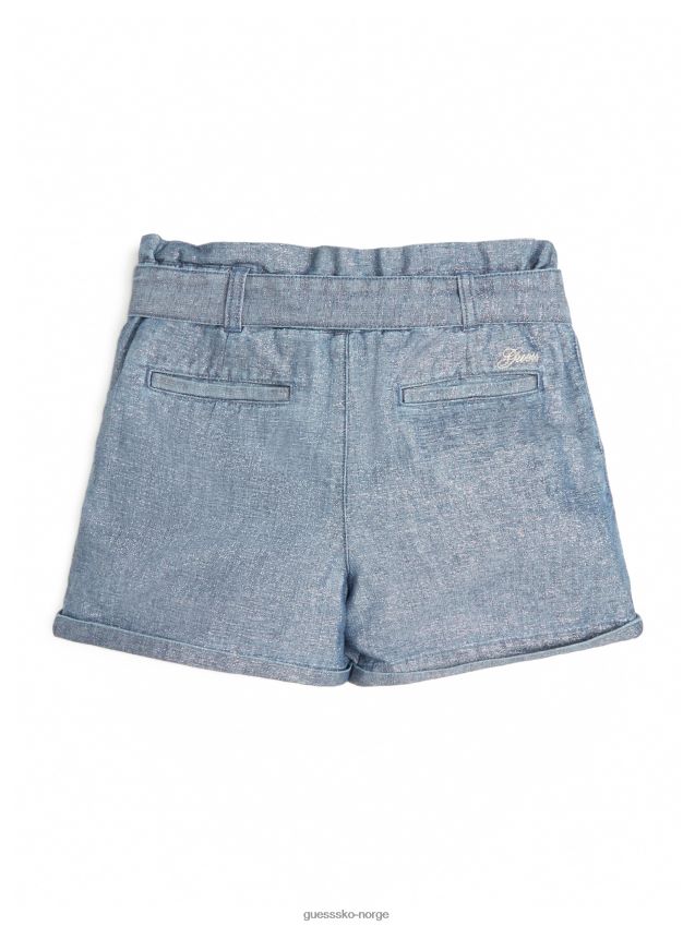 Guess shimmer denimshorts (7-14) lurex mellomblå vask lurex mellomblå vask pike F0LJ8011487