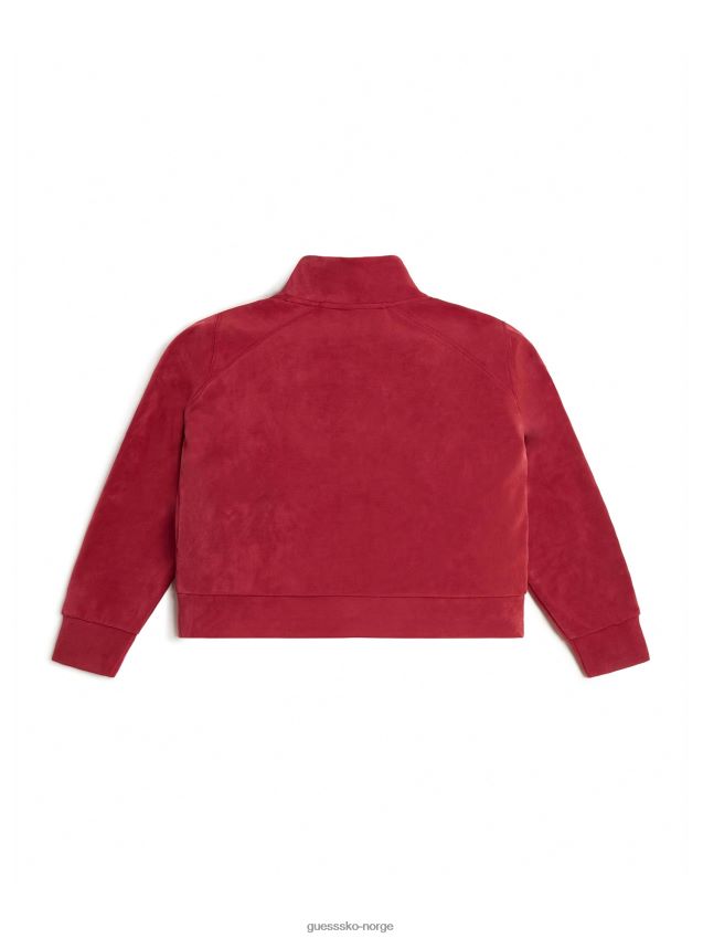 Guess aktiv jakke i imitert semsket skinn (4-14) lilla kronblad lilla kronblad pike F0LJ8011541