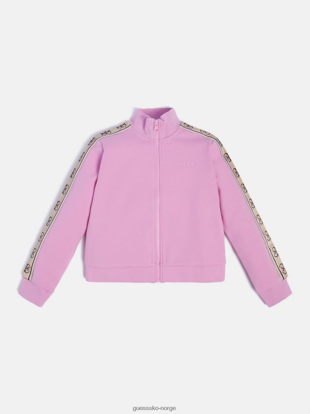 Guess aktiv sweatshirt med rosa sidelogo rosa pike F0LJ802282