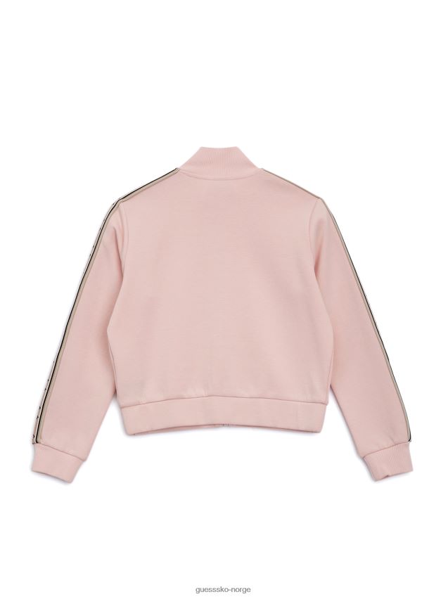 Guess blush bomull øko minime glidelås aktiv topp (4-16) blush bomull pike F0LJ8011183