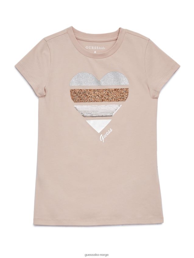 Guess crush tee (7-14) dimrose dimrose pike F0LJ809072