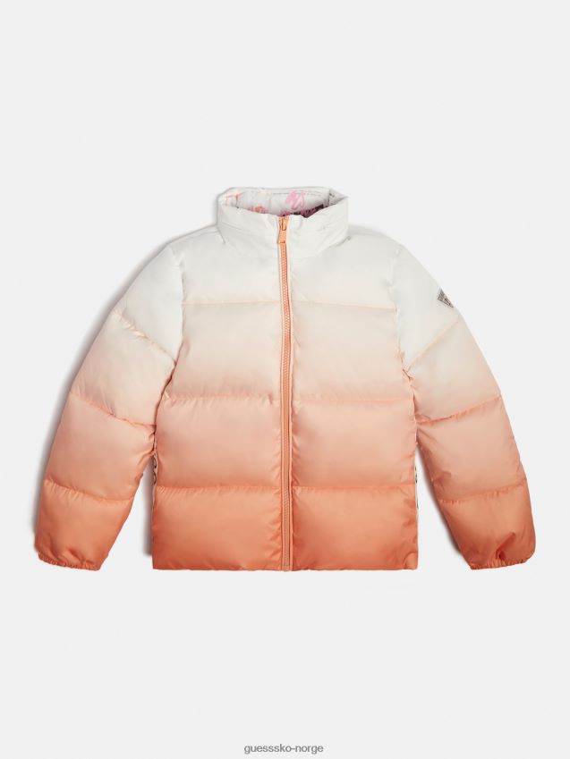 Guess fargegradient puffer oransje oransje pike F0LJ802337
