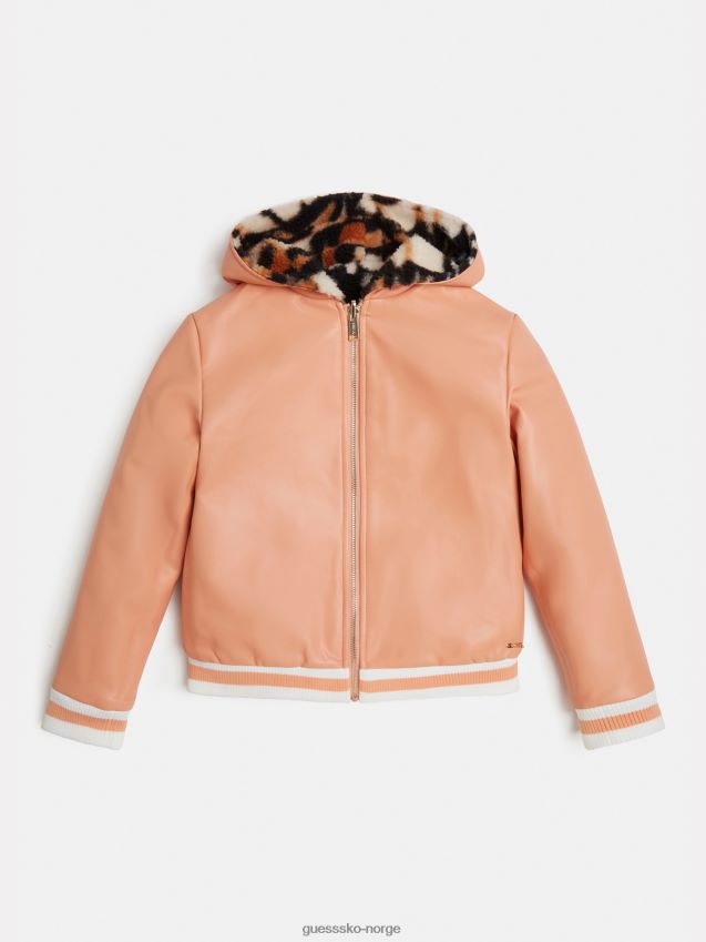 Guess flerfarget bombermønster i fuskepels flerfarget mønster pike F0LJ802052