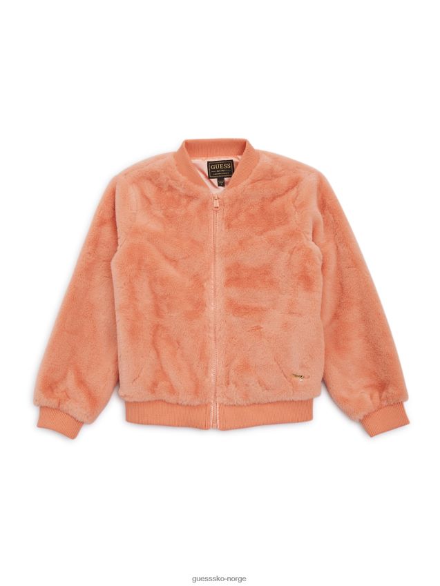 Guess fuji sunrise flyjakke i fuskepels (7-16) fuji soloppgang pike F0LJ8011479