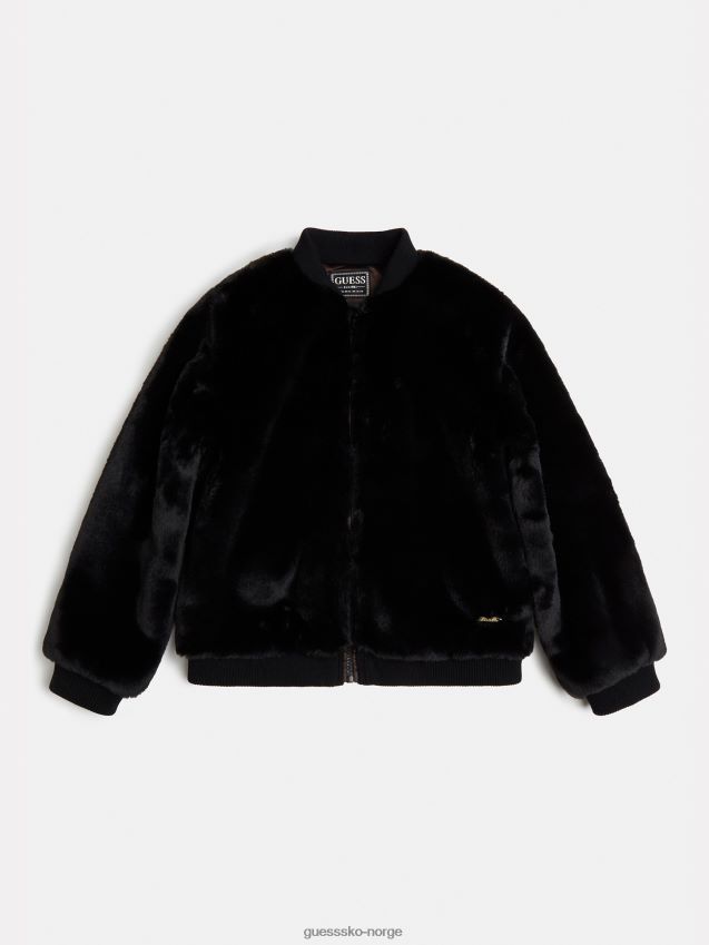Guess fuskepels bomber svart svart pike F0LJ801807