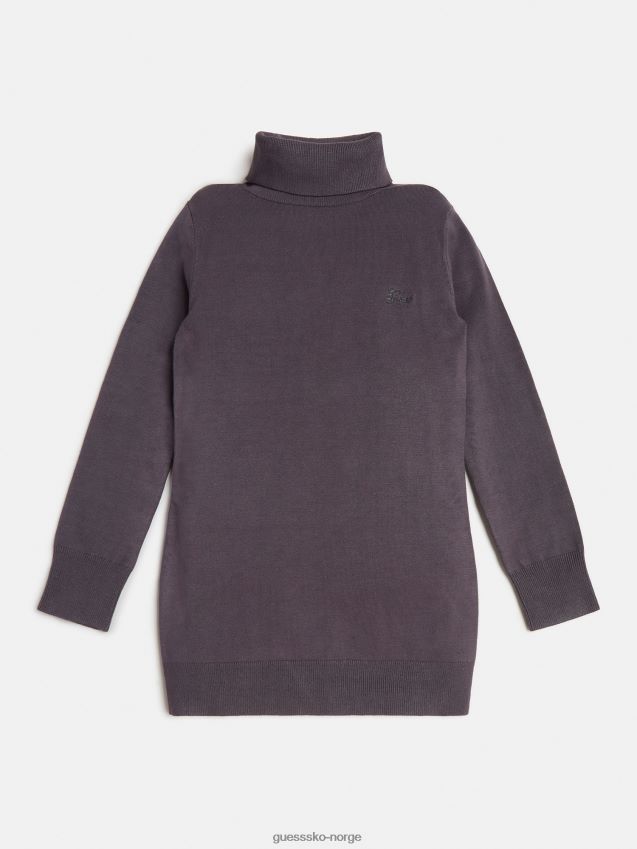 Guess grå kjole med turtelhals grå pike F0LJ801963