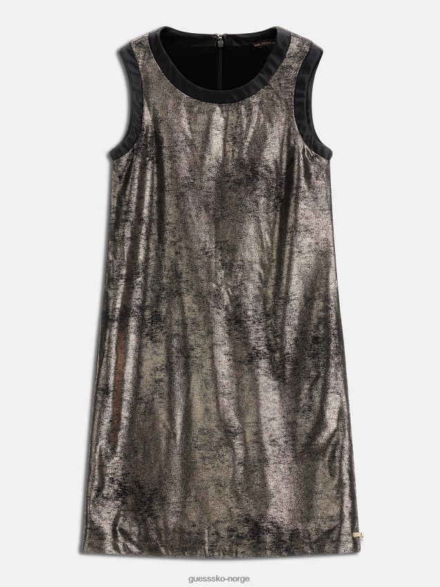 Guess gull imitert semsket kjole gull pike F0LJ802074